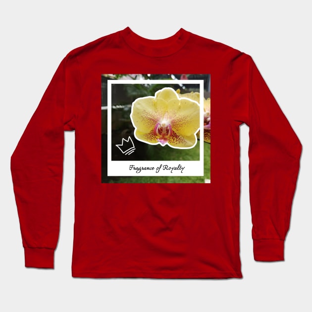 Fragrance of Royalty Long Sleeve T-Shirt by Dearly Mu